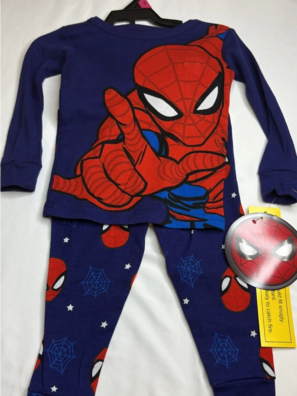 Marvel Spider-Man Red & Blue Kids Pajama Set - Picture 1 of 6